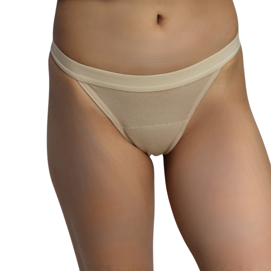 Nickeze Skin Coloured - High Cut Period Underwear