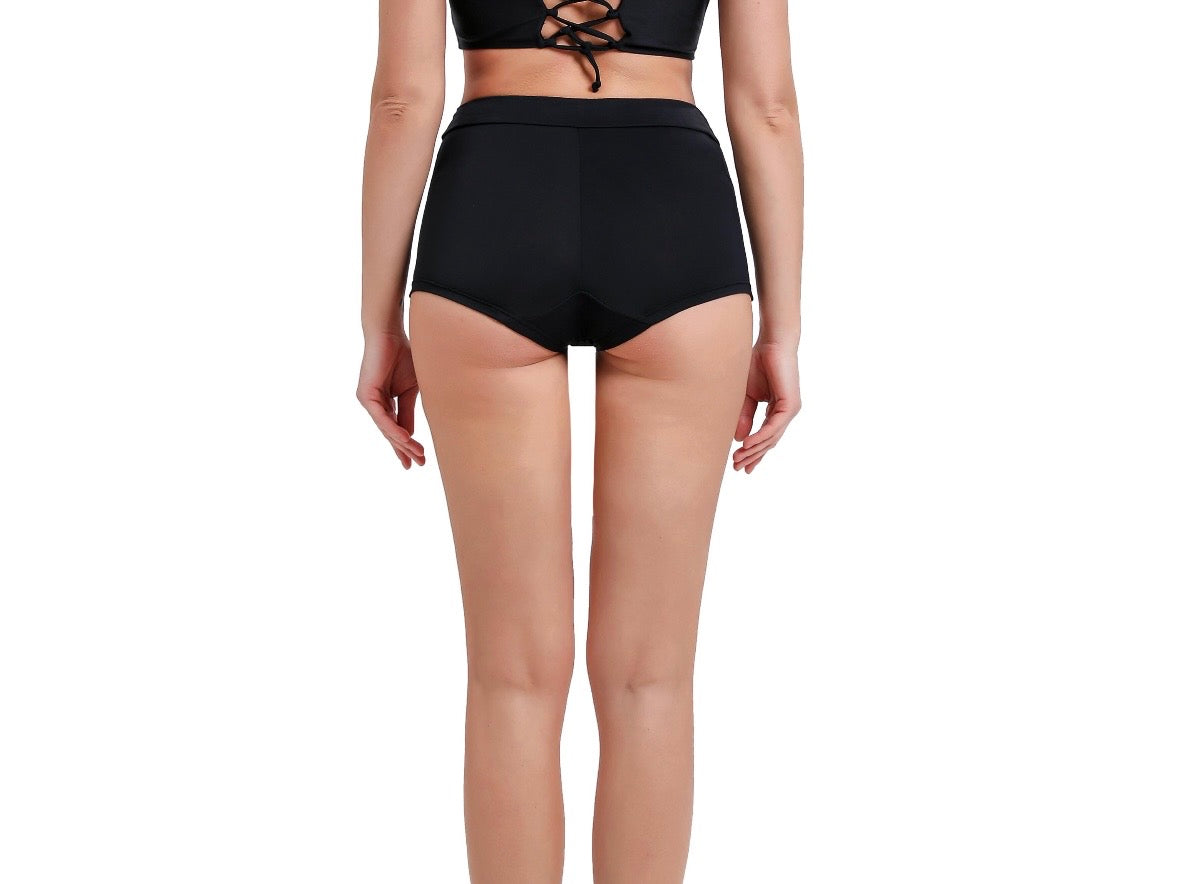 Period Swim Shorts -High Cut